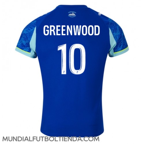 Camiseta Olympique de Marseille Mason Greenwood #10 Tercera Equipación Replica 2025-26 mangas cortas